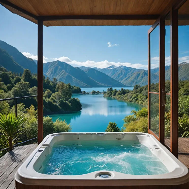Luxury escapes in New Zealand: hotels with private hot tubs and lake views