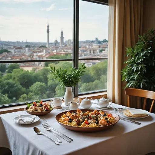 Auckland hotel in room dining with international cuisine for New Zealand travellers